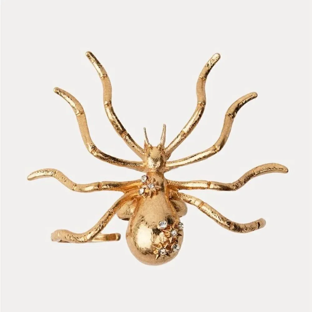 Zara Bejeweled Spider Ring